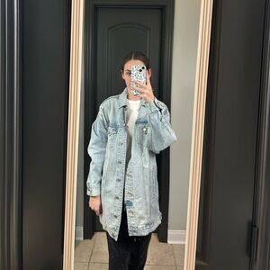American Eagle Outfitters Light Blue Jean Jacket